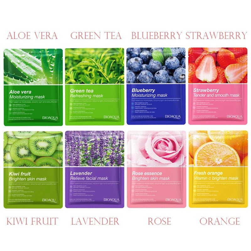 8-Piece Hydrating Facial Sheet Mask Set
