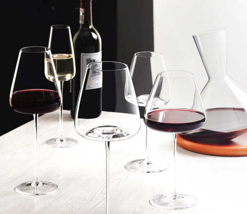 Modern Handmade Crystal Wine Glass