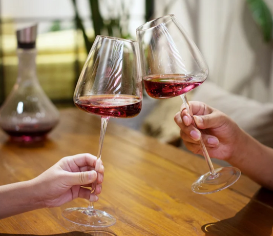 Modern Handmade Crystal Wine Glass
