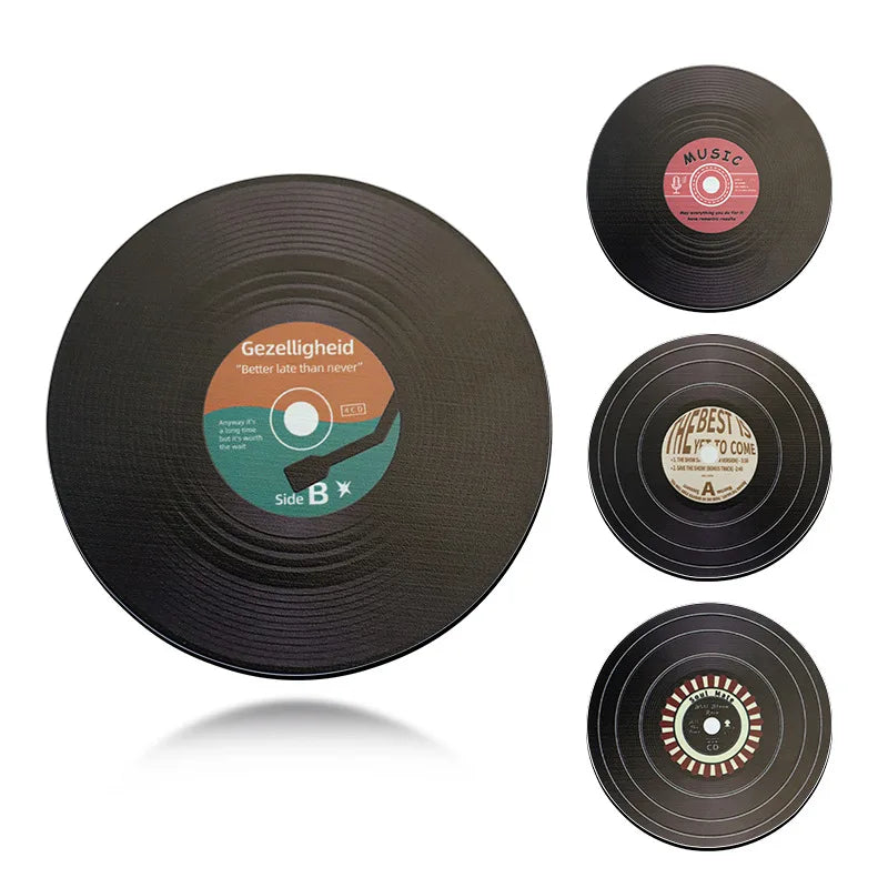Retro Vinyl Style Coaster