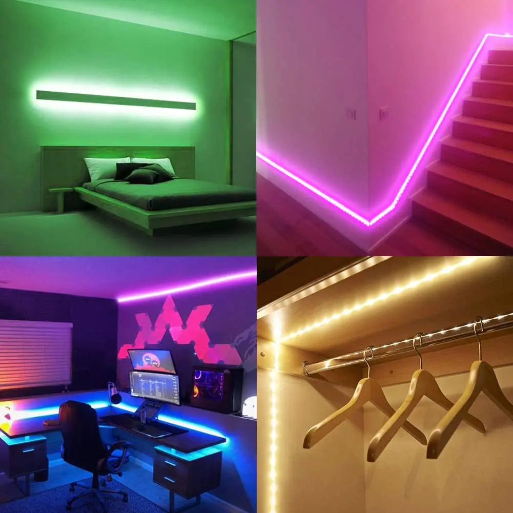 50 ft Smart RGBIC LED Strip Light with Bluetooth Control