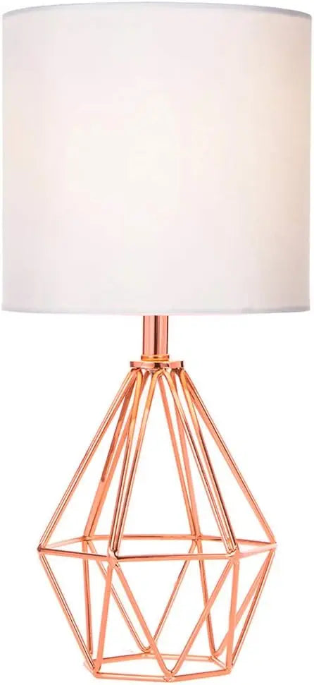 Modern Linen Shade Table Lamp for Desk, Bedroom & Living Room