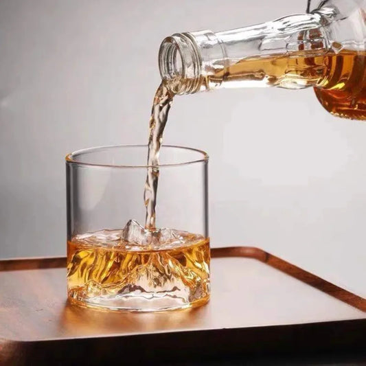 Glacier Style Crystal Drinkware Glass