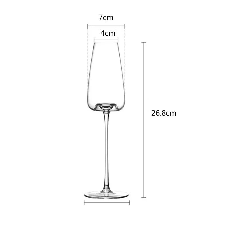 Modern Handmade Crystal Wine Glass