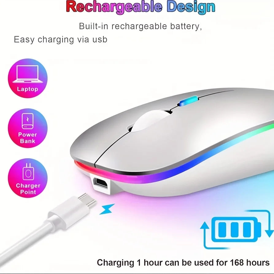 Ultra-Slim Wireless Rechargeable Mouse