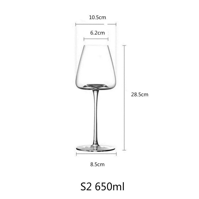 Modern Handmade Crystal Wine Glass