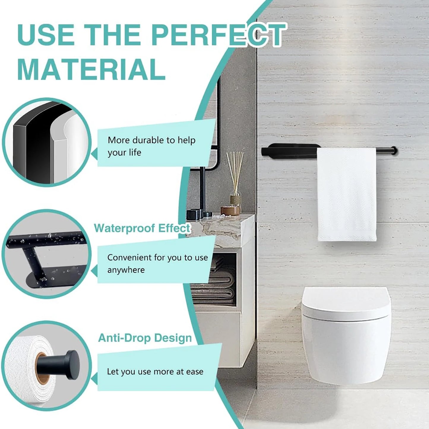 Adhesive Under Cabinet Paper Towel Holder