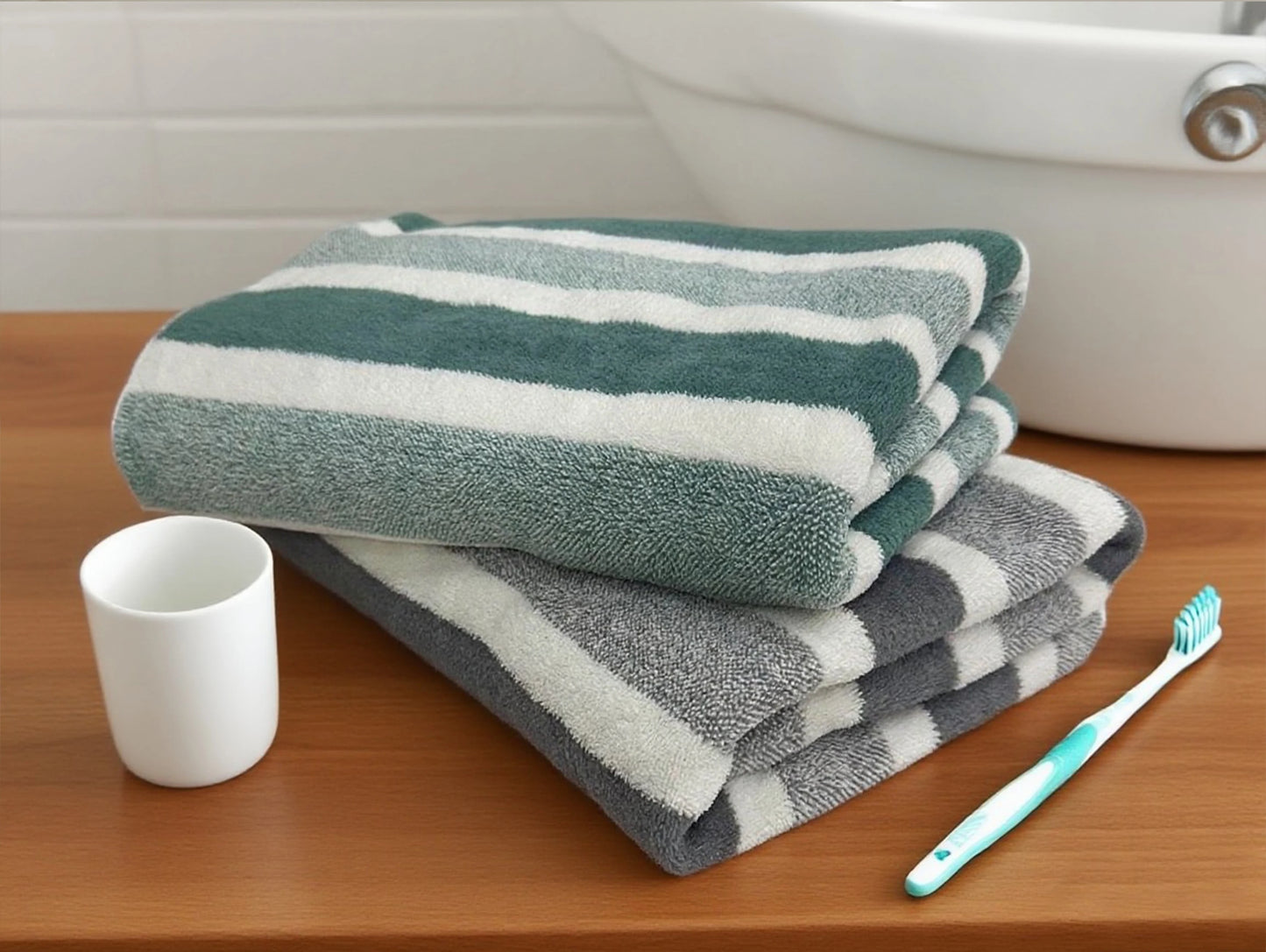 Highly Absorbent Quick-Dry Bath Towel