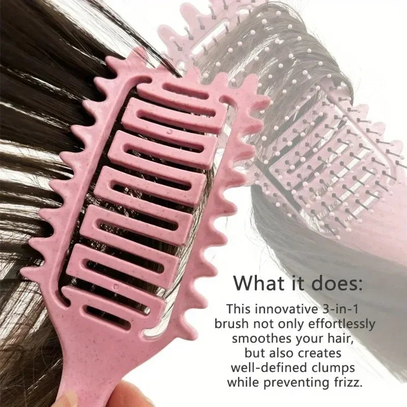 Curl Defining Detangling Hair Brush