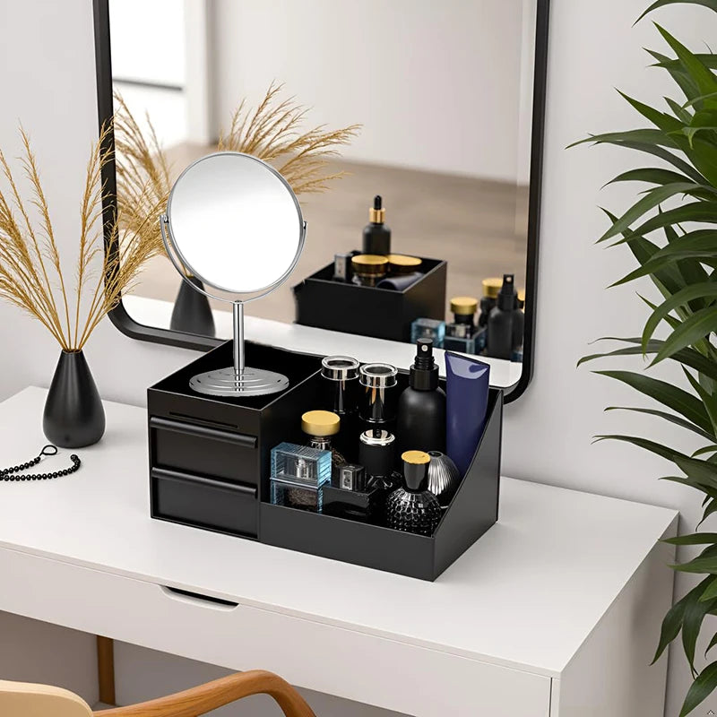 Bathroom Countertop Organizer with Drawers