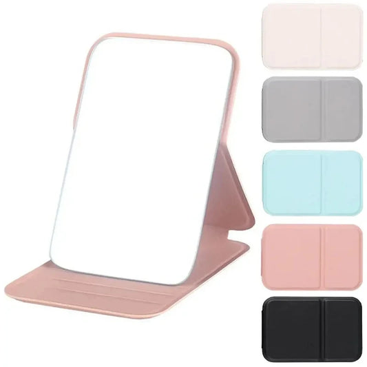 Foldable Leather Compact Makeup Mirror