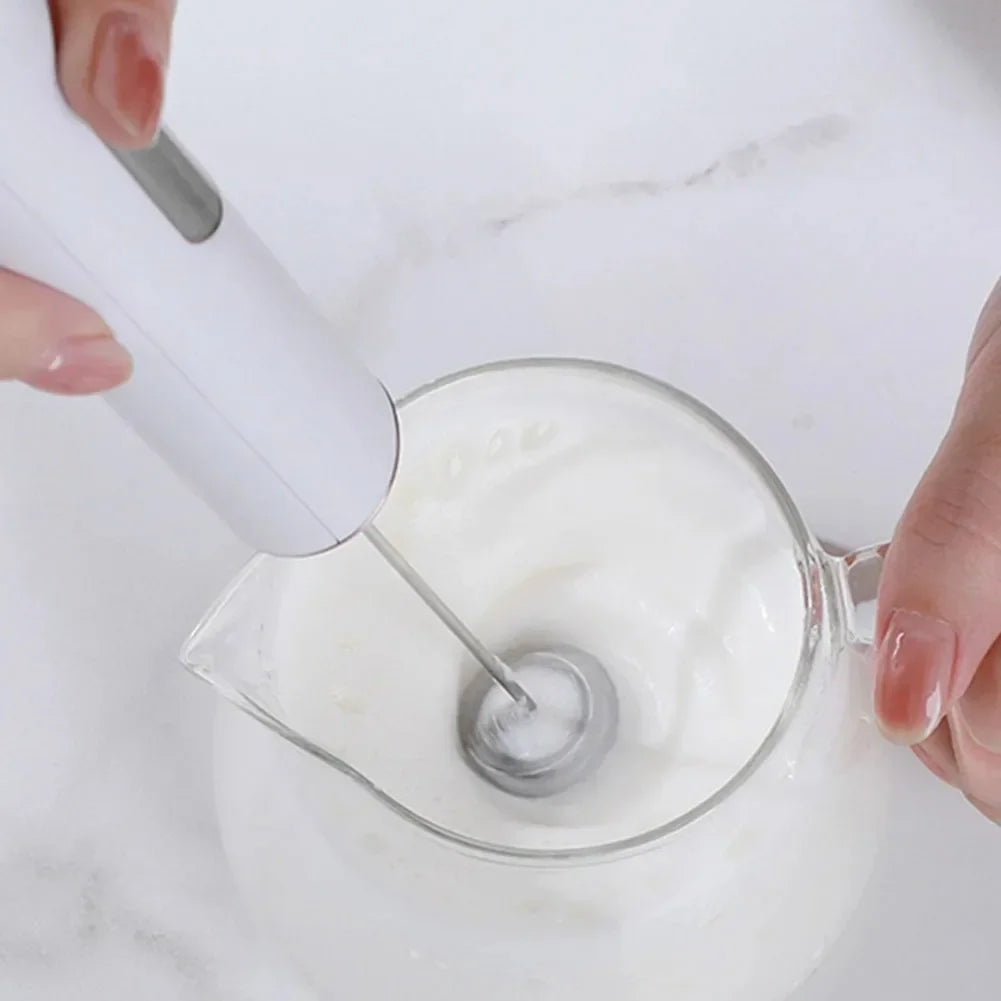 Electric Milk Frother & Mini Whisk