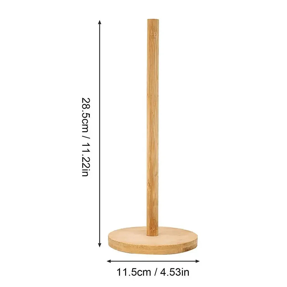 Bamboo Paper Towel Holder