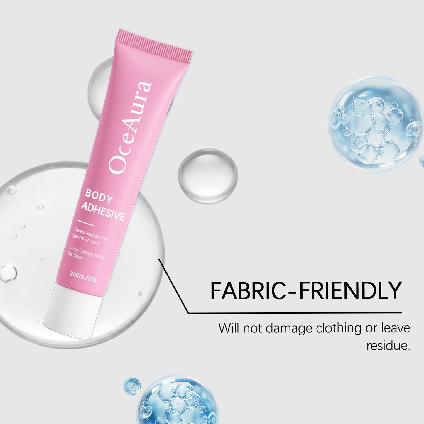Invisible Clothing & Body Adhesive – Sweatproof, Skin-Safe Hold