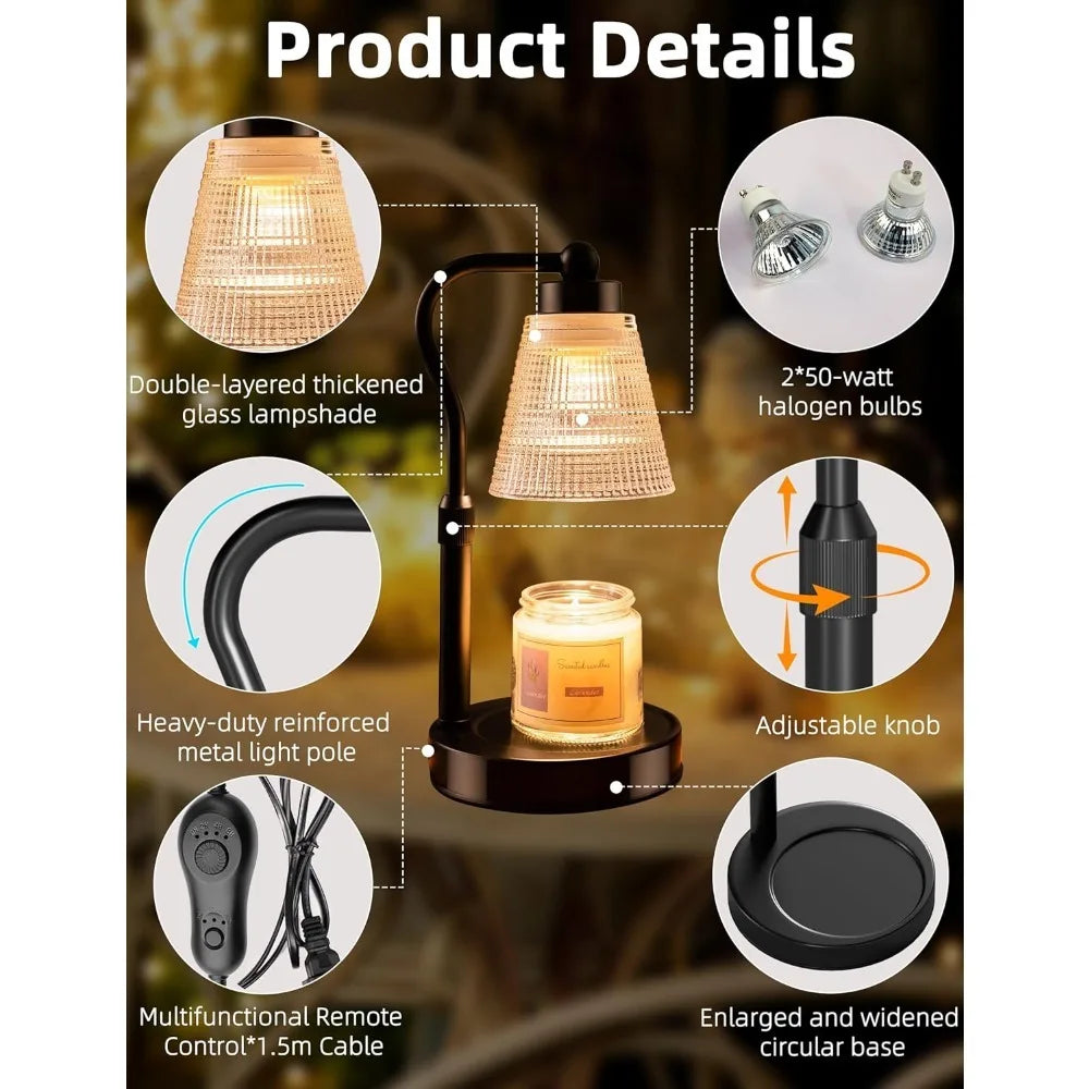 Adjustable Candle Warmer Lamp