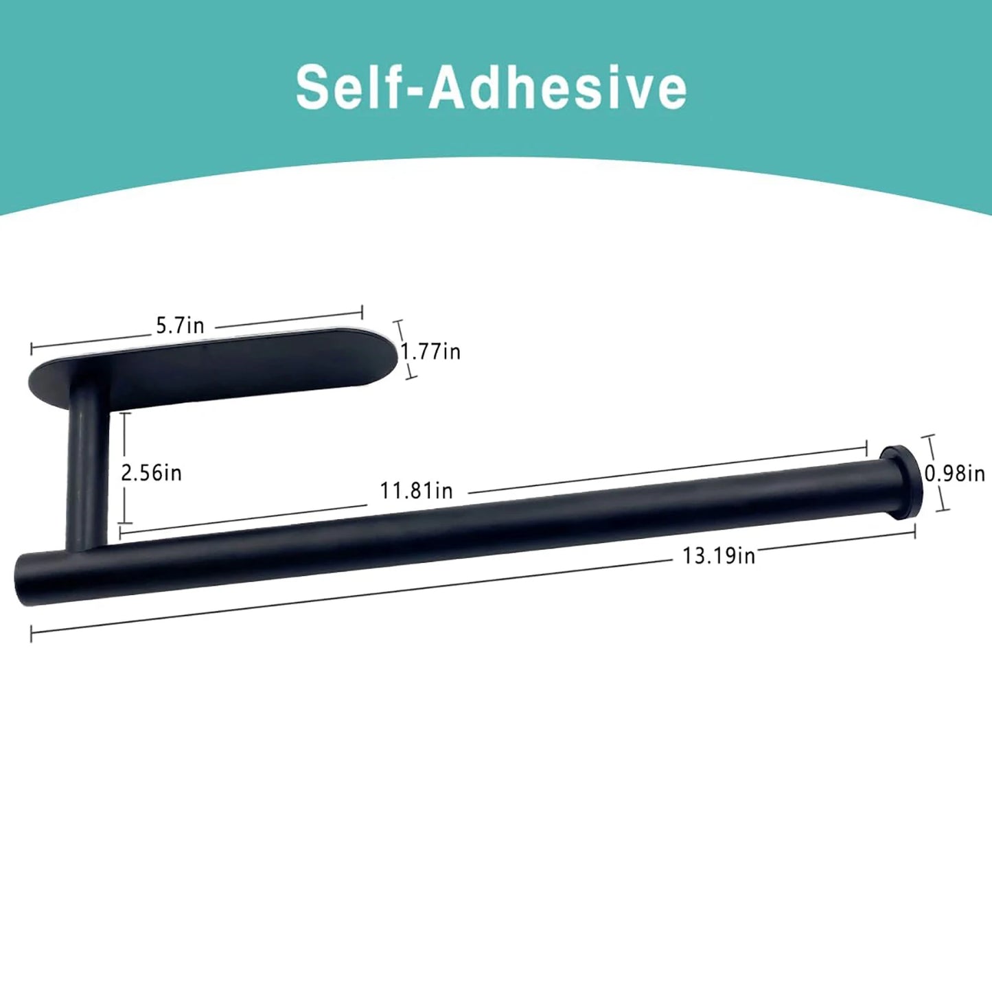 Adhesive Under Cabinet Paper Towel Holder