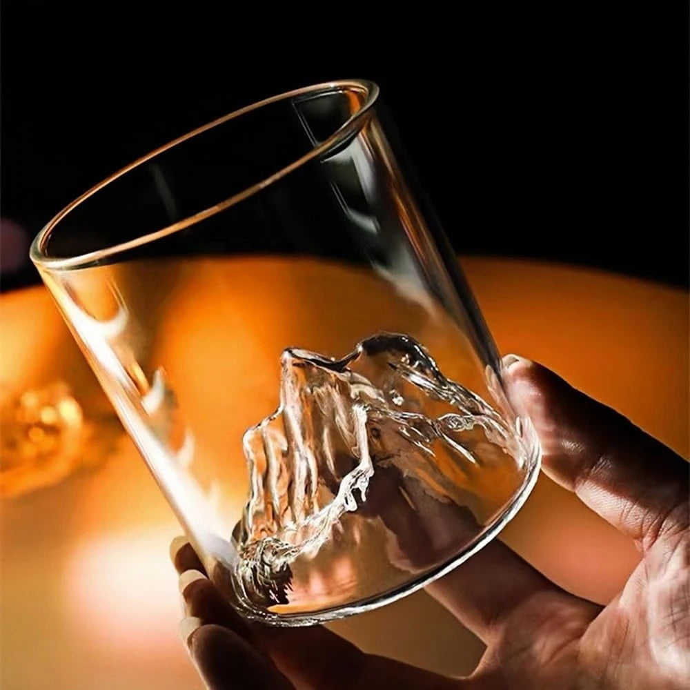 Glacier Style Crystal Drinkware Glass