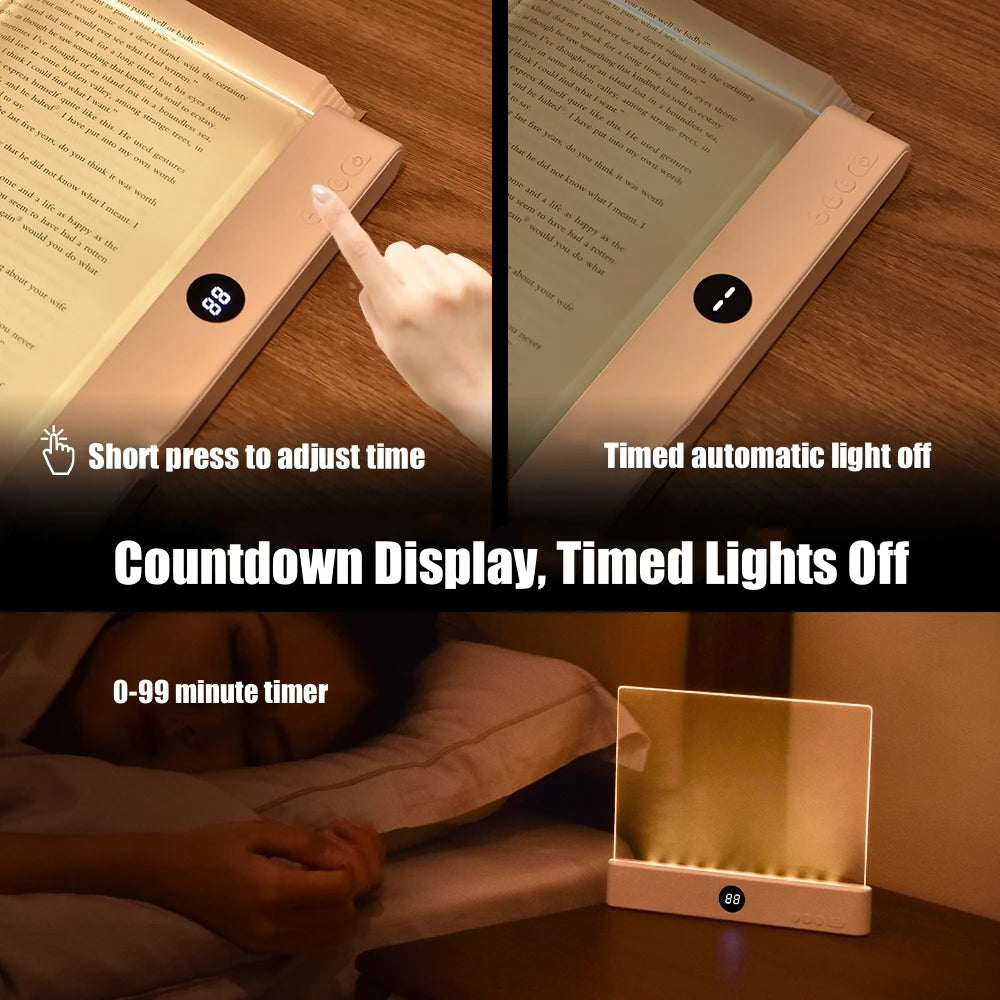 Eye-Care Flat Panel Reading Lamp