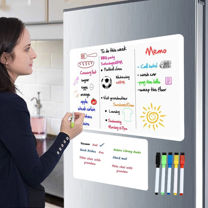 Magnetic Dry Erase Fridge Whiteboard Sheet