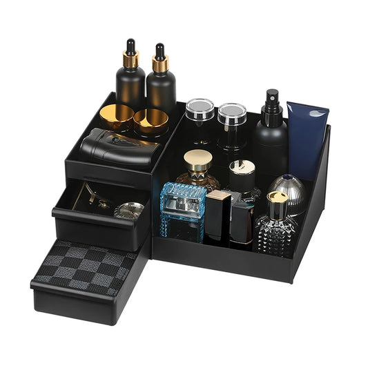 Bathroom Countertop Organizer with Drawers