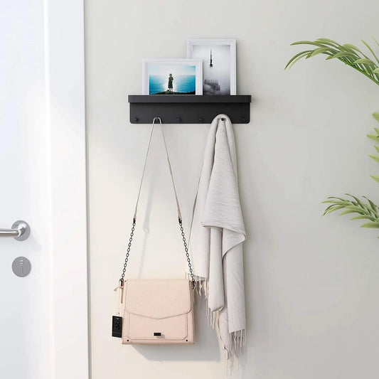 Wall-Mounted Key Holder & Mail Organizer