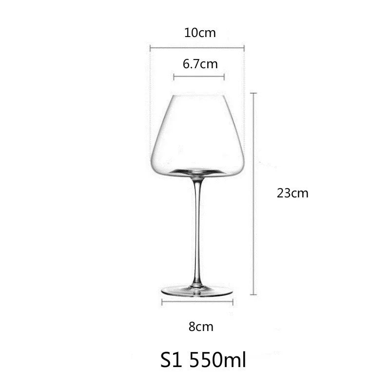 Modern Handmade Crystal Wine Glass