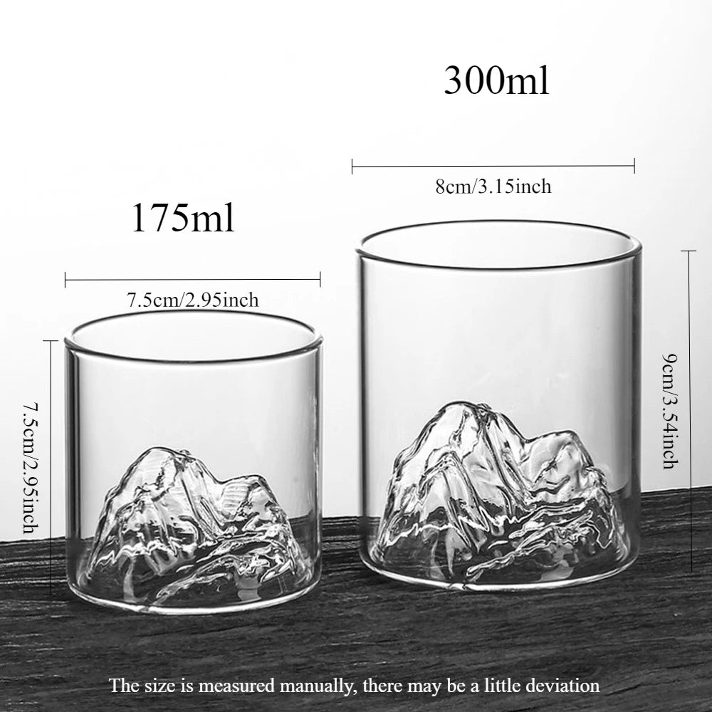 Glacier Style Crystal Drinkware Glass