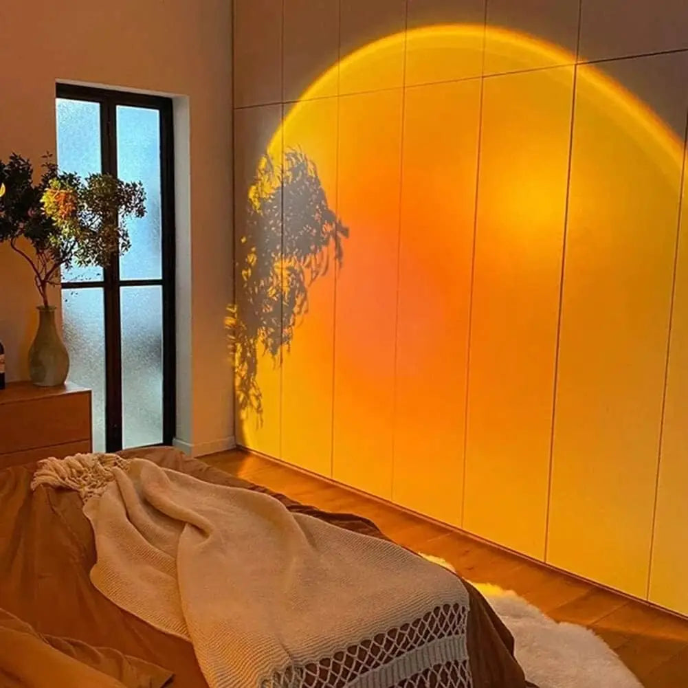 Sunset Projection Lamp – 360° Rotatable Mood Light