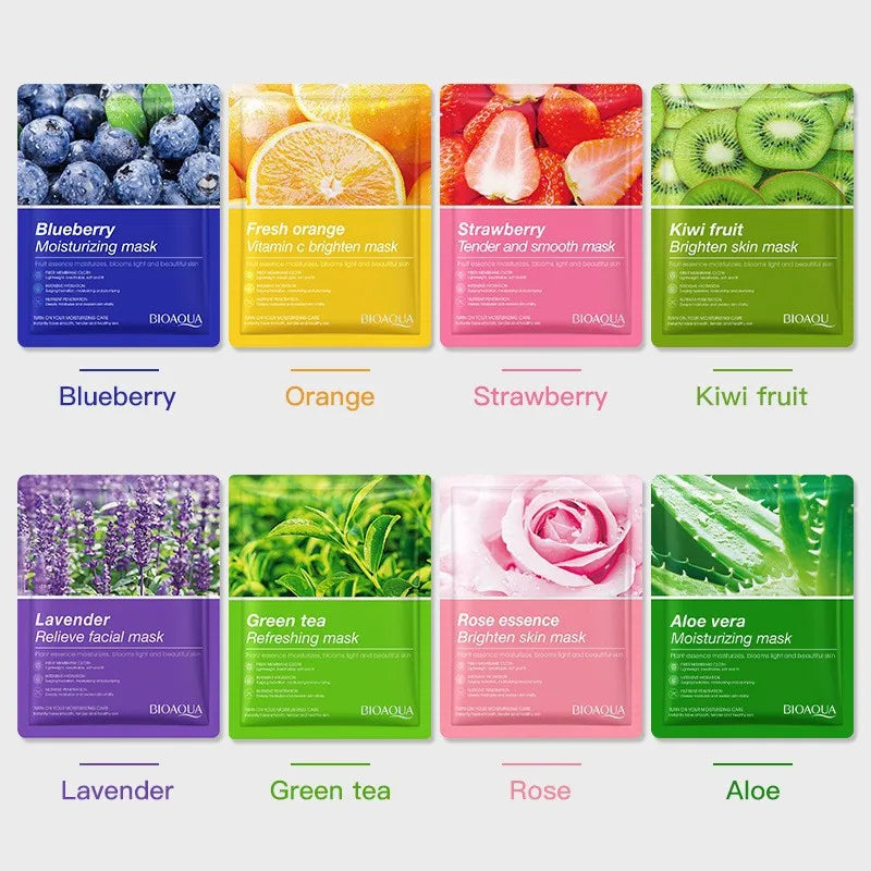 8-Piece Hydrating Facial Sheet Mask Set