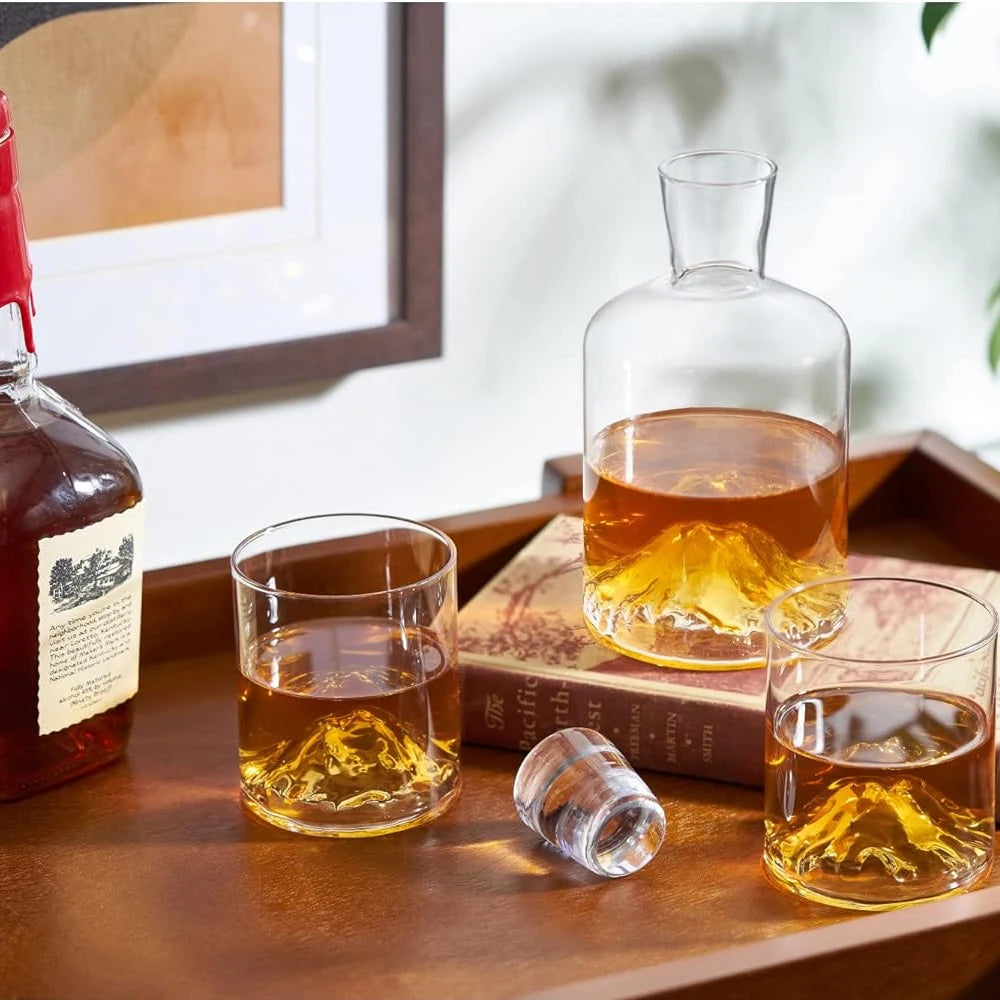 Glacier Style Crystal Drinkware Glass