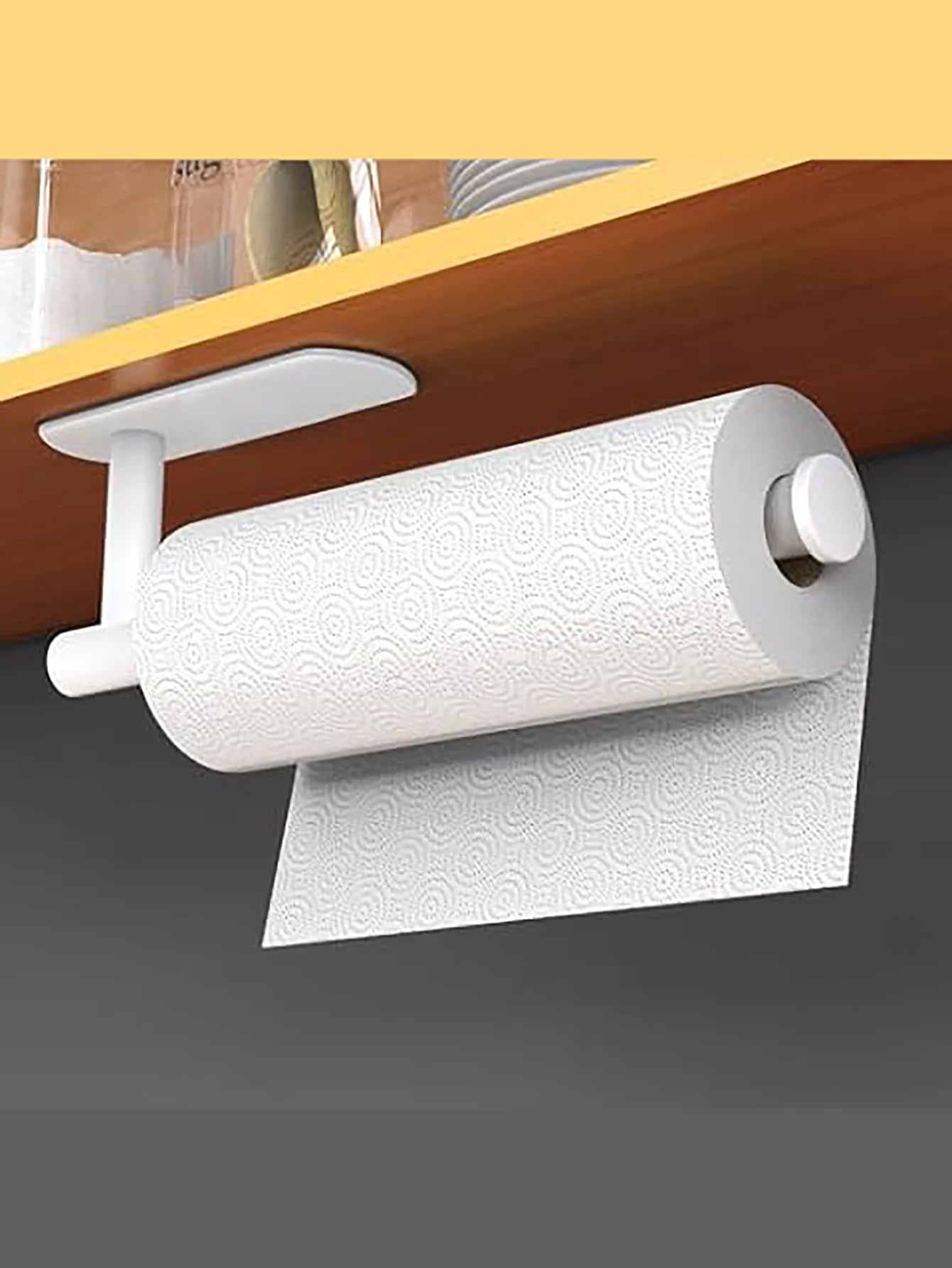 Adhesive Under Cabinet Paper Towel Holder