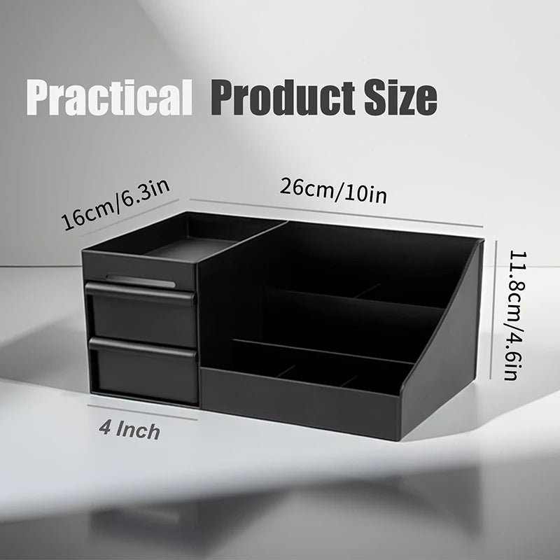 Bathroom Countertop Organizer with Drawers