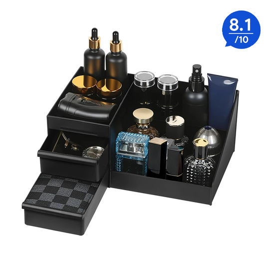 Bathroom Countertop Organizer with Drawers