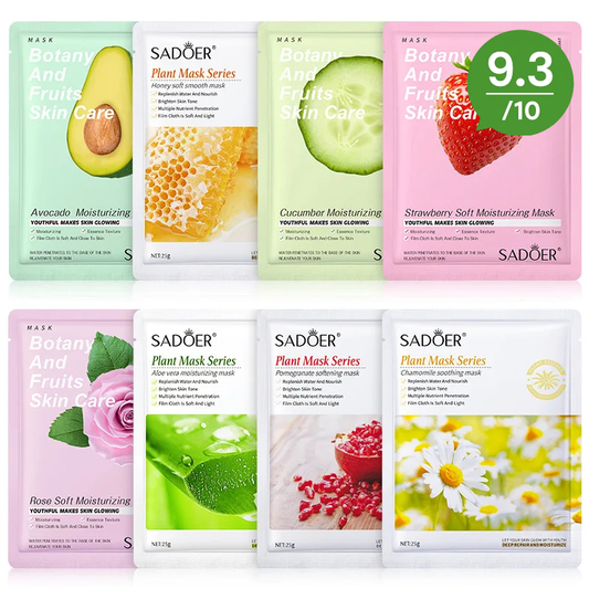 8-Piece Hydrating Facial Sheet Mask Set