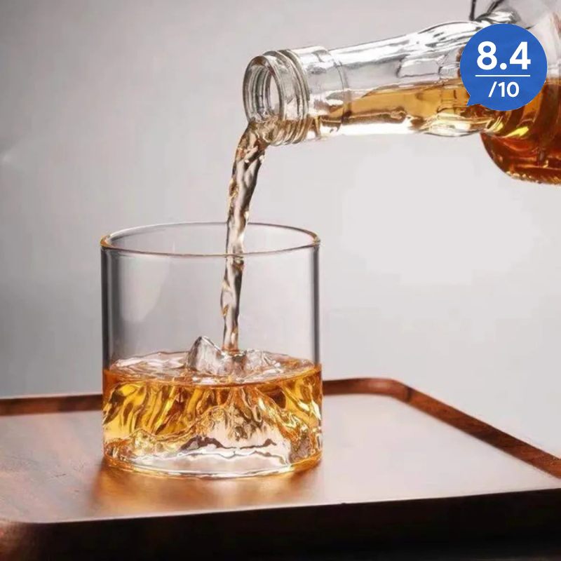 Glacier Style Crystal Drinkware Glass