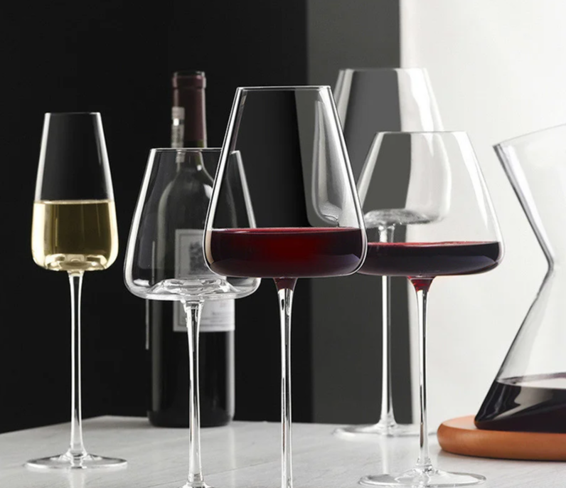 Modern Handmade Crystal Wine Glass